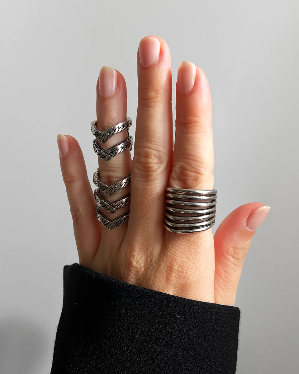 BAGUE 7 HOOPS - Image 5