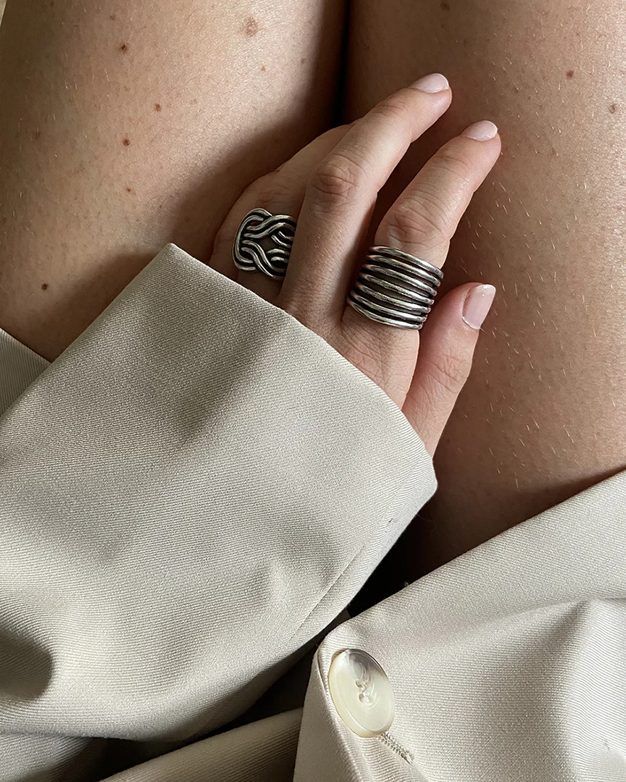 BAGUE 7 HOOPS - Image 8