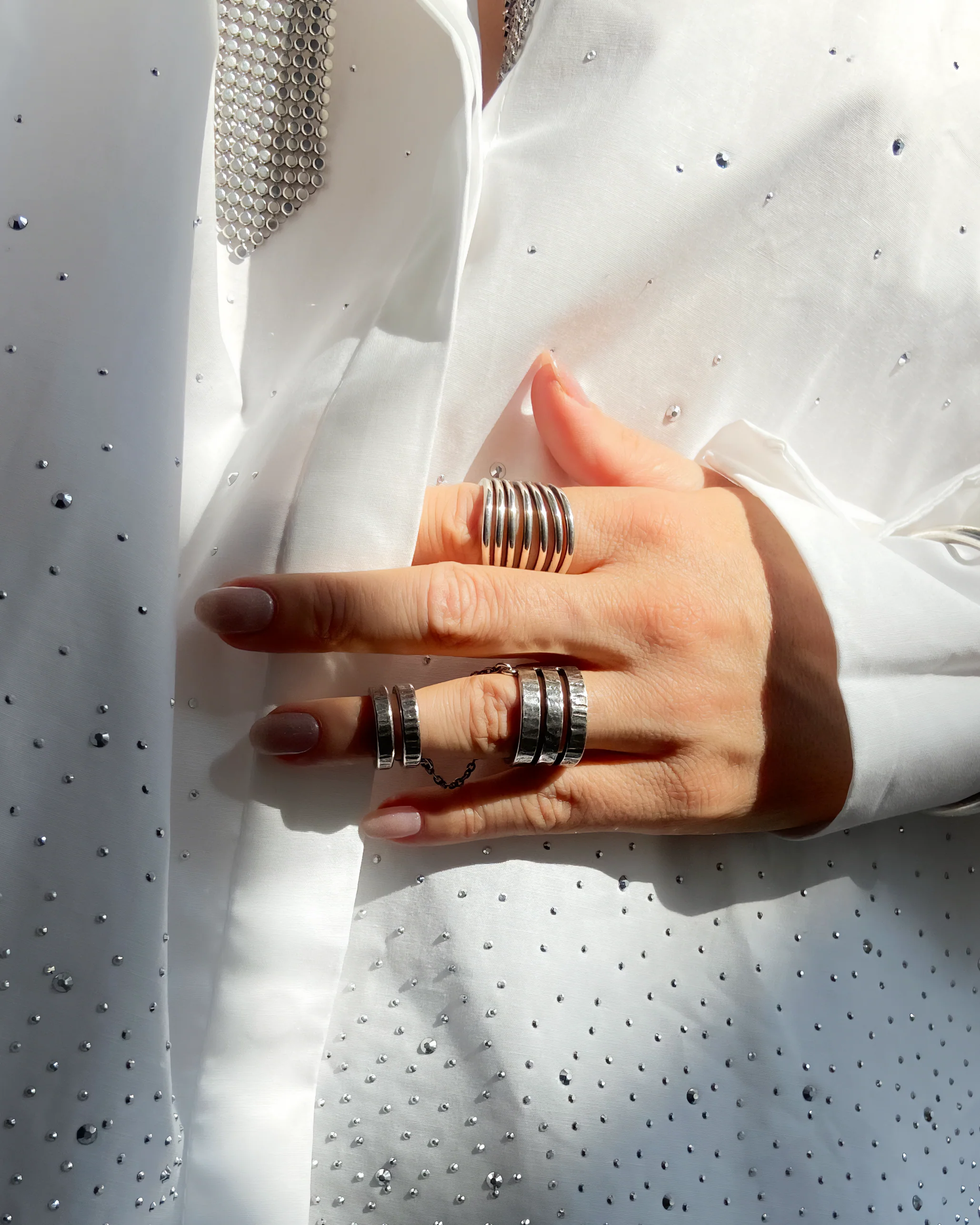 BAGUE ARTICULÉE CISELÉE - Image 5