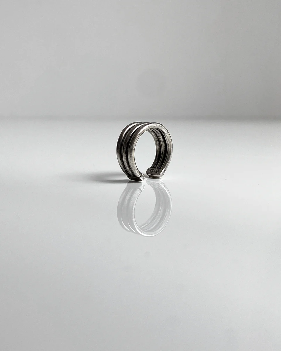 BAGUE DE PHALANGE 3 HOOPS - Image 3
