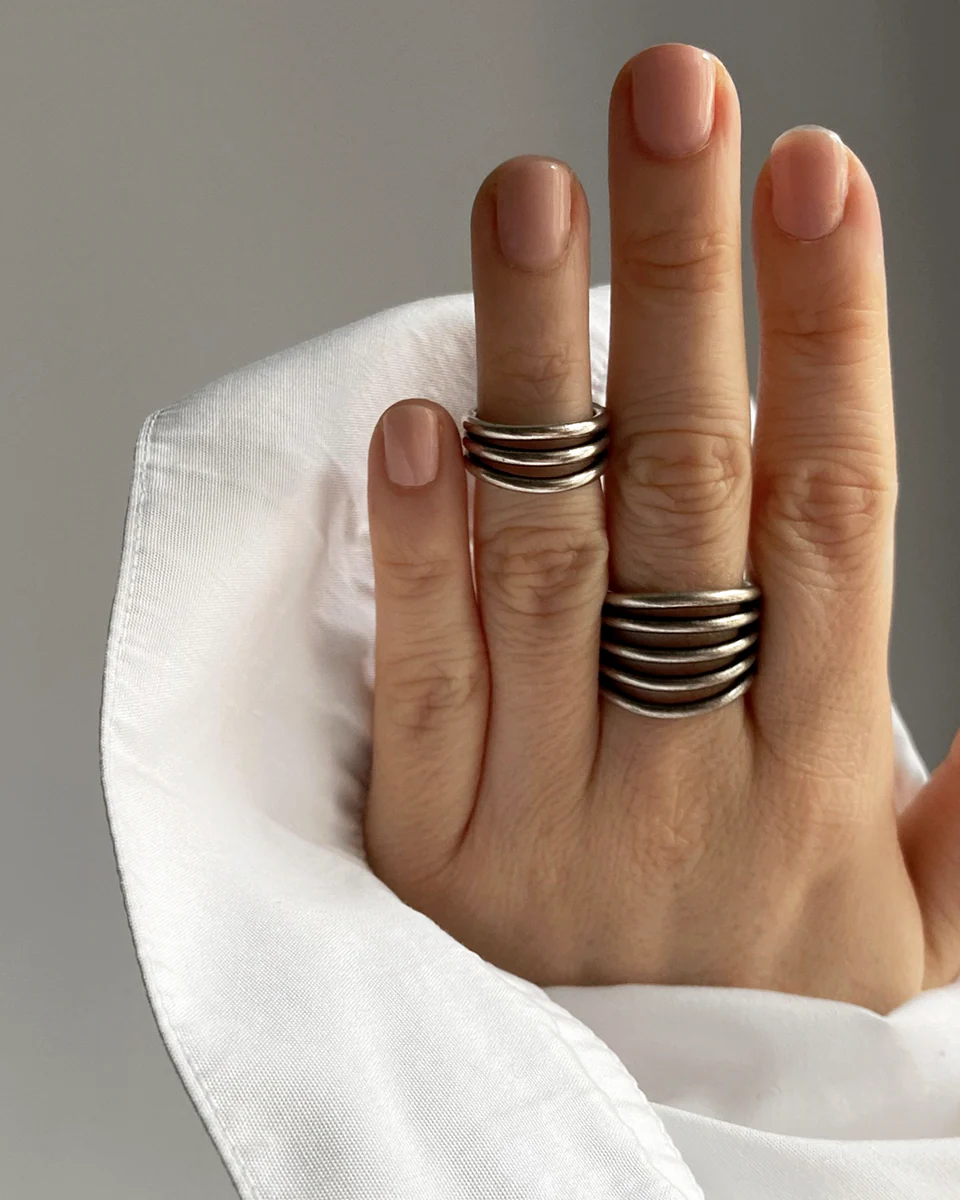 BAGUE DE PHALANGE 3 HOOPS - Image 5