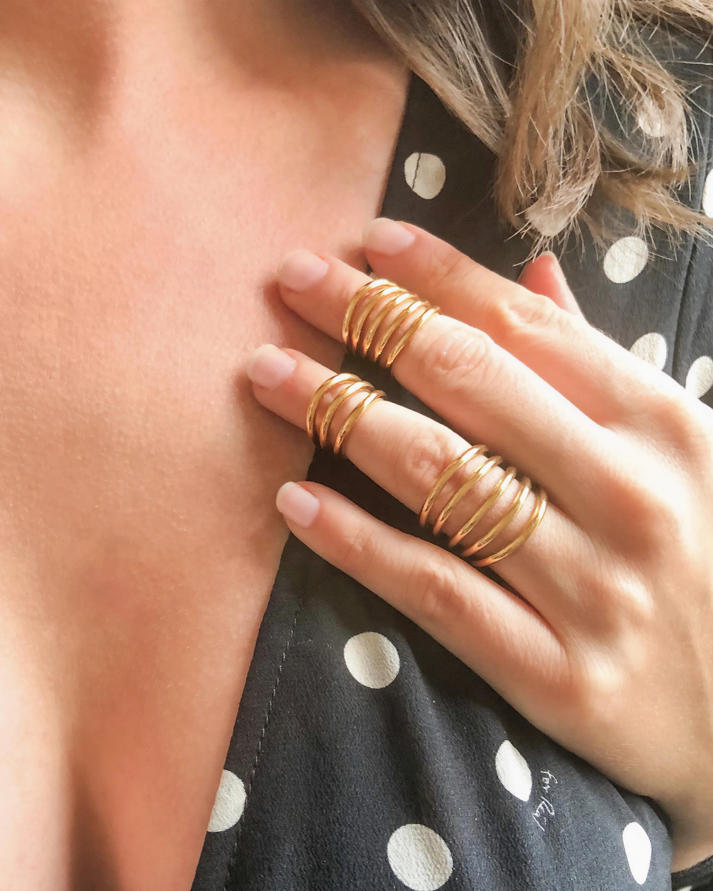 BAGUE DE PHALANGE 5 HOOPS - Image 6
