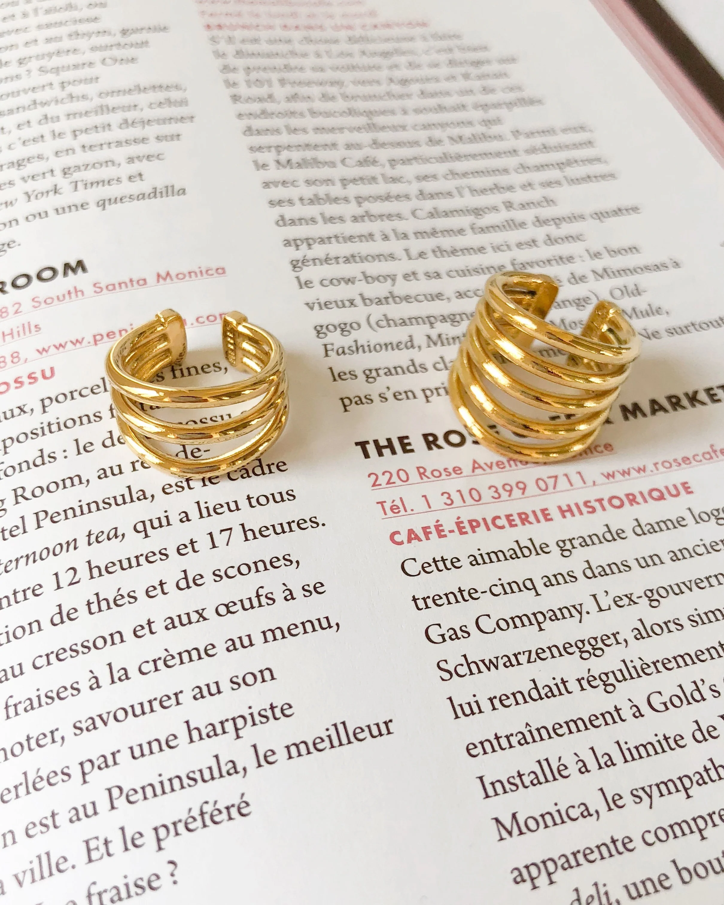 BAGUE DE PHALANGE 5 HOOPS - Image 9