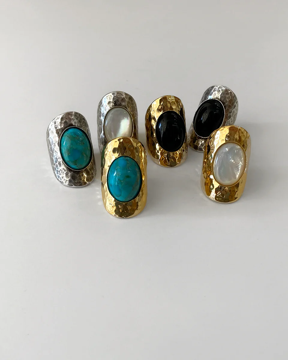 BAGUE METAL STONE - Image 2