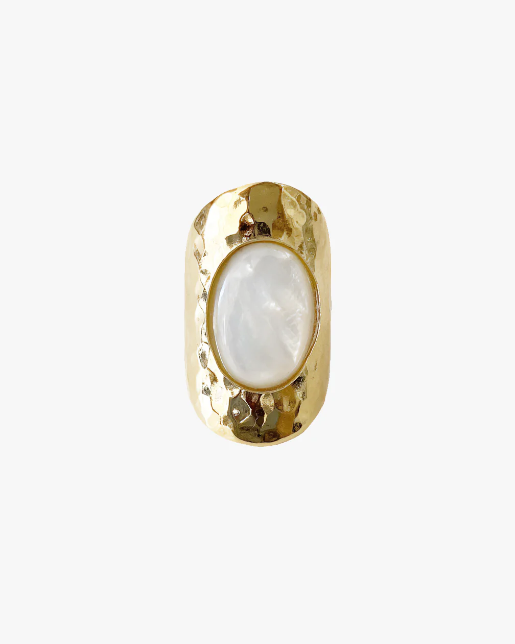 BAGUE METAL STONE