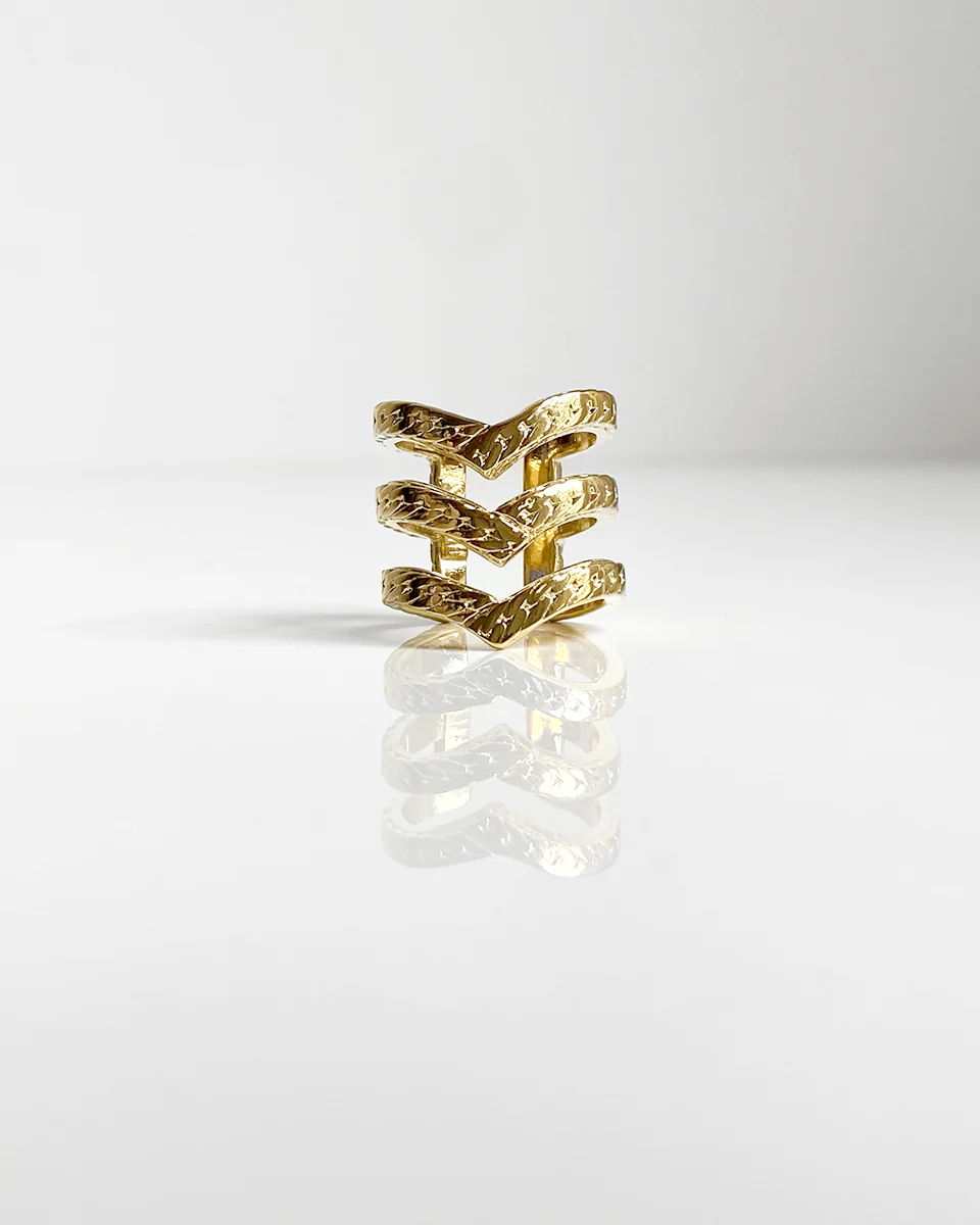 BAGUE POINTE 3 RANGS - Image 3