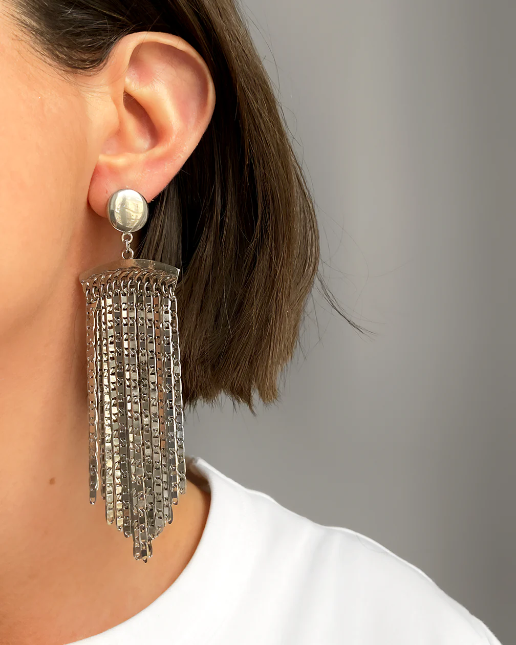 BOUCLES CHAINE PLATE - Image 2
