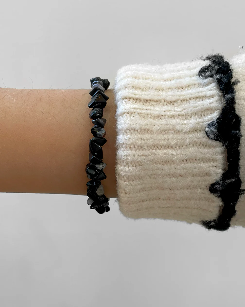 BRACELET AGATE NOIRE - Image 2