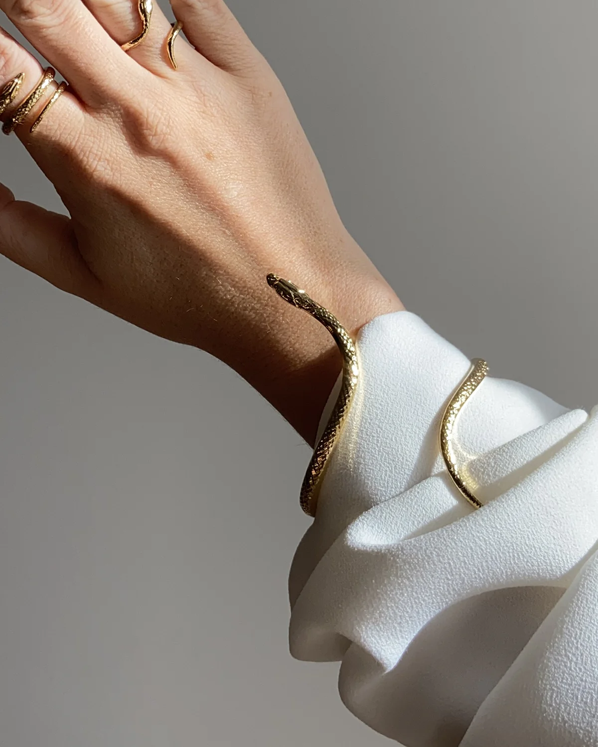BRACELET ENROULÉ SNAKE - Image 5