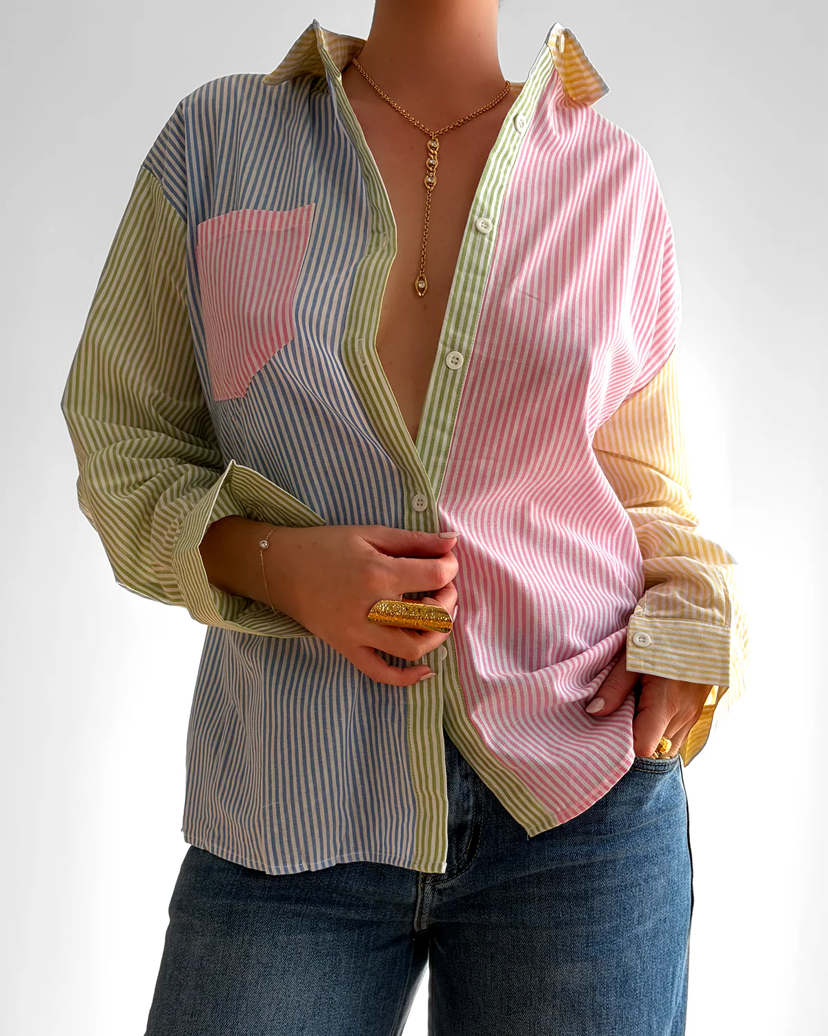 CHEMISE PATCHWORK