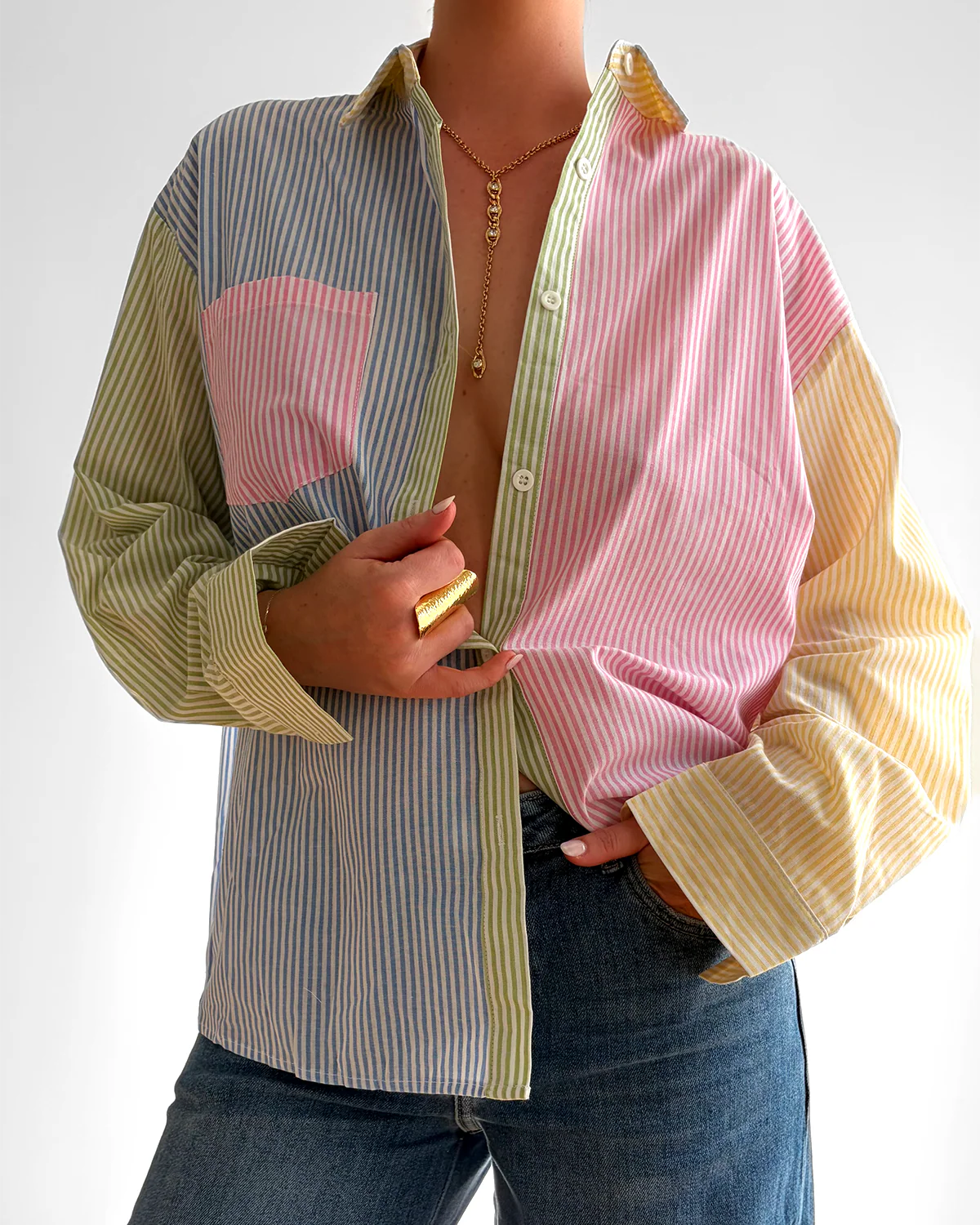 CHEMISE PATCHWORK - Image 2
