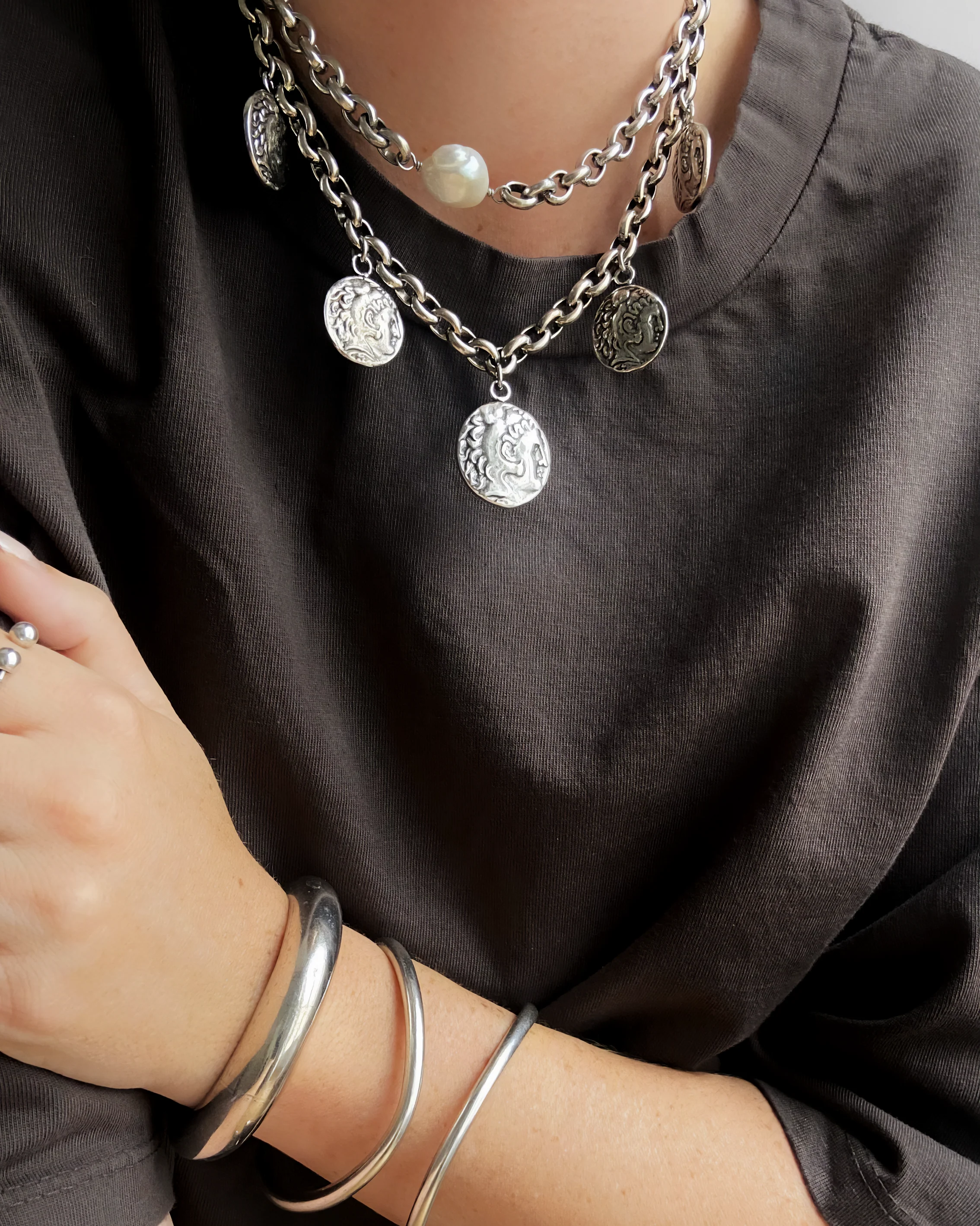 COLLIER 5 MÉDAILLES - Image 5
