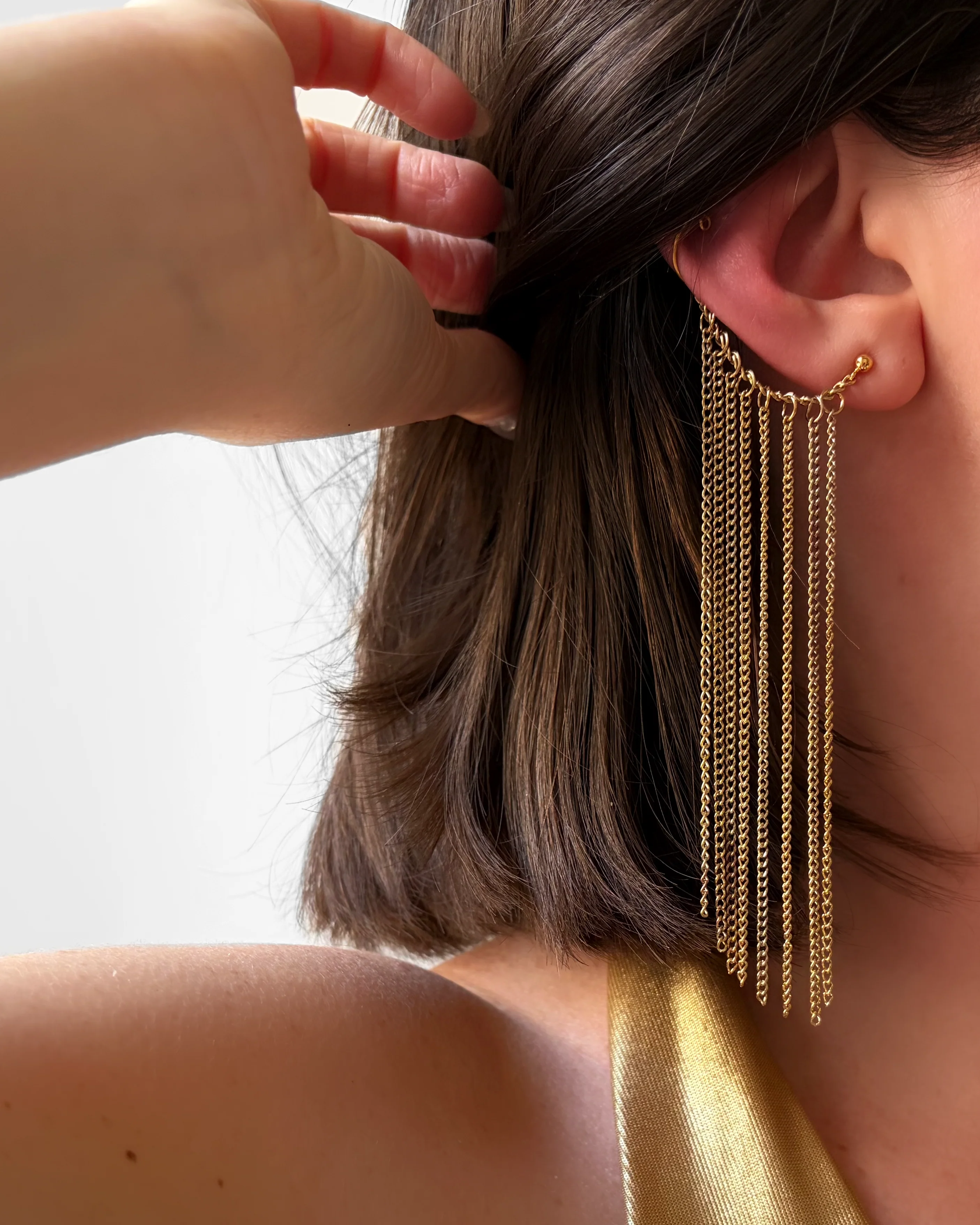 EAR CUFF FRANGE LONGUE - Image 2