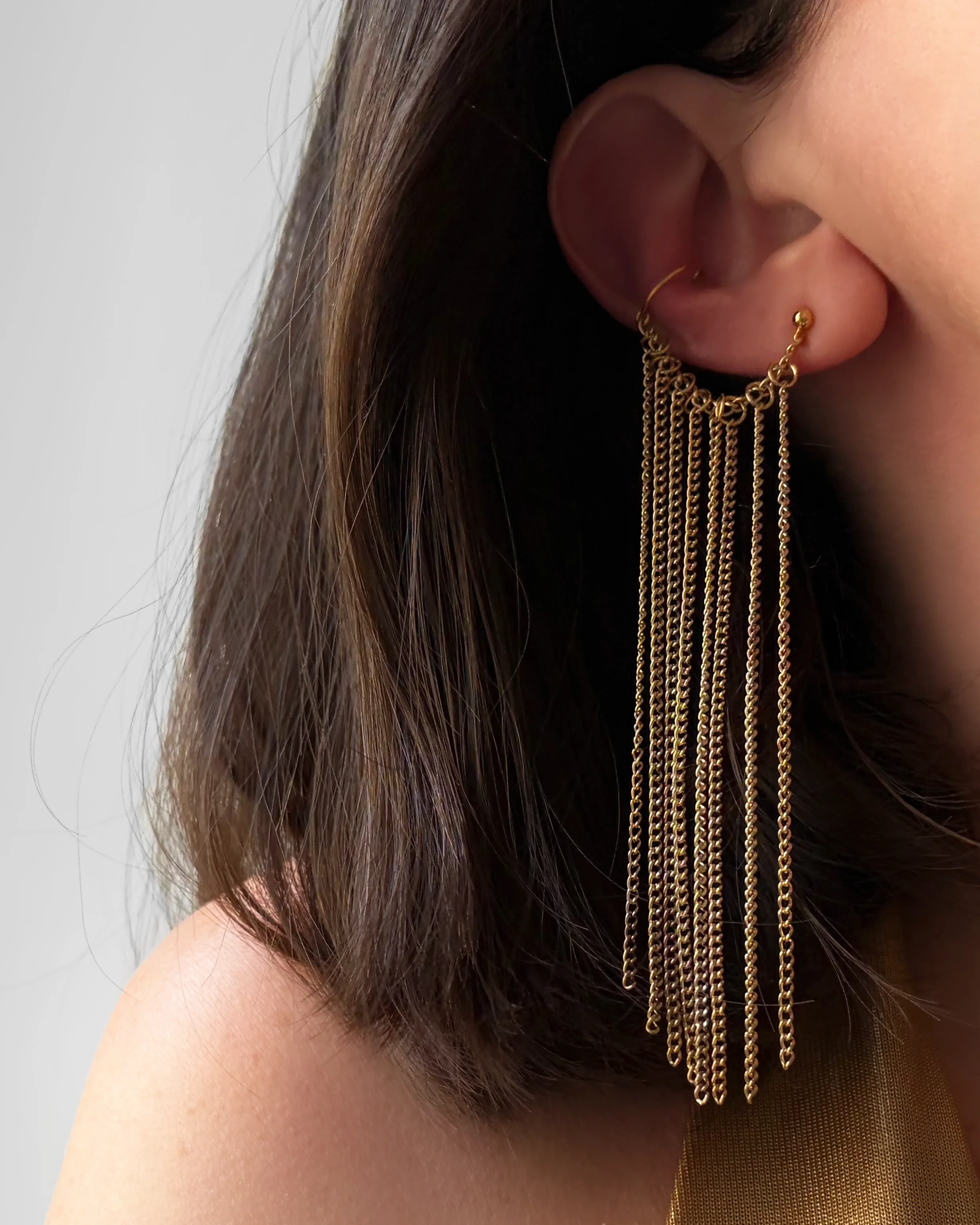 EAR CUFF FRANGE LONGUE - Image 3