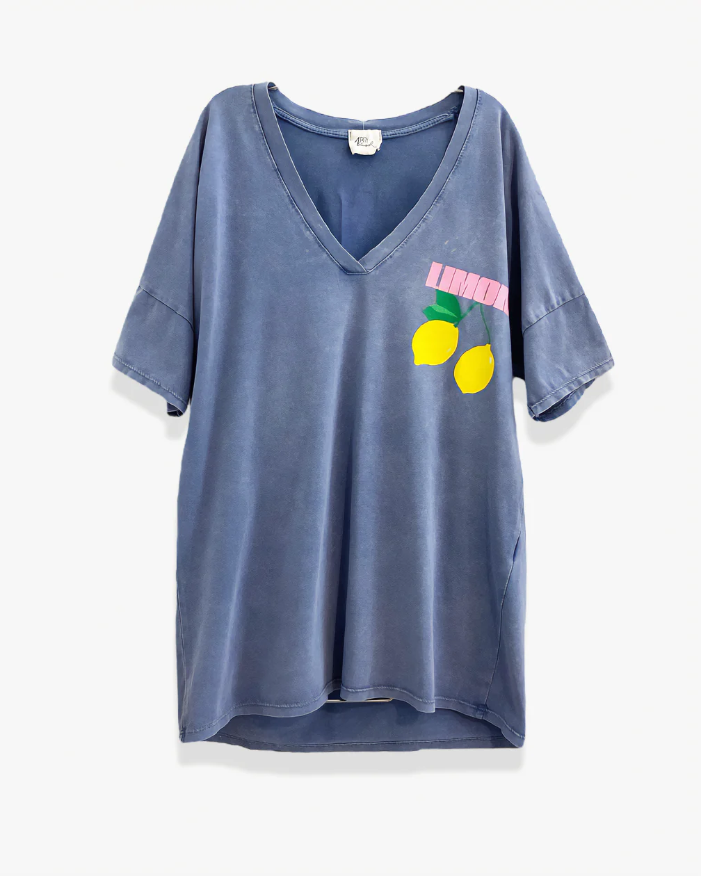 TEE SHIRT CITRON COL V - Image 6
