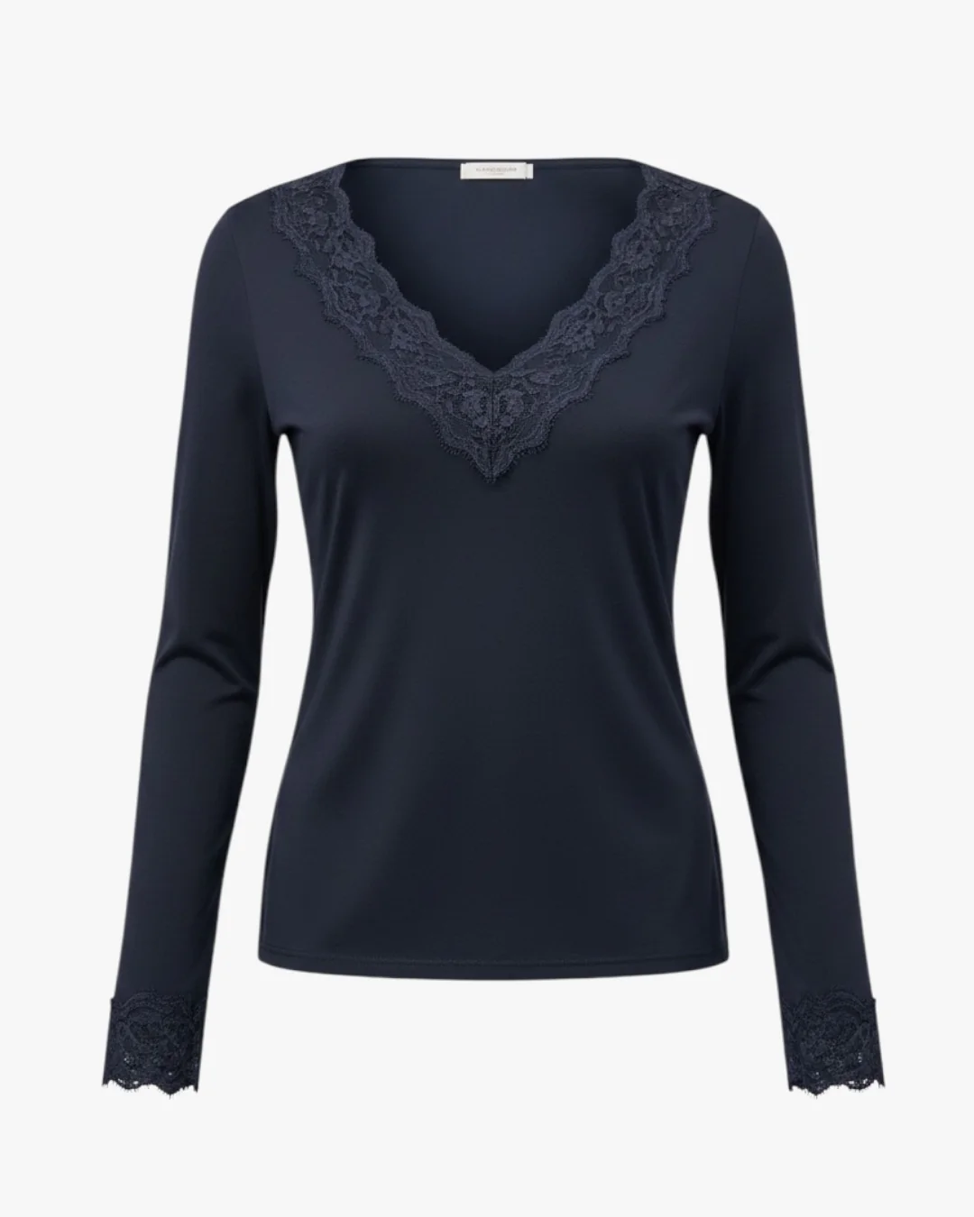 TOP V DENTELLE SECONDE PEAU - Image 2